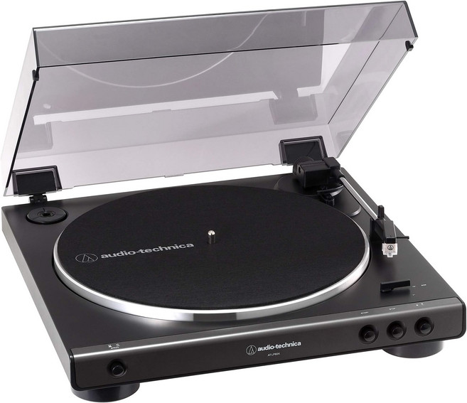 오디오테크니카 audio technica 턴테이블 레코드 풀오토 플레이어 AT-LP60X, 실버