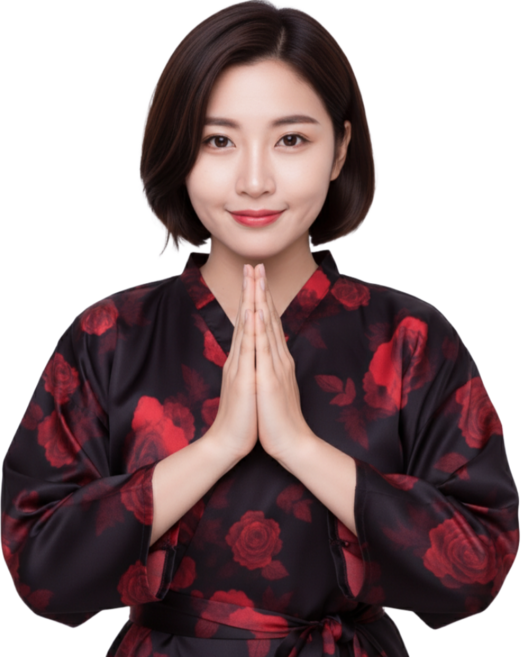 개꿀굿즈 매일 빨아도 튼튼한 미용실가운, 1개, 4.레드플라워