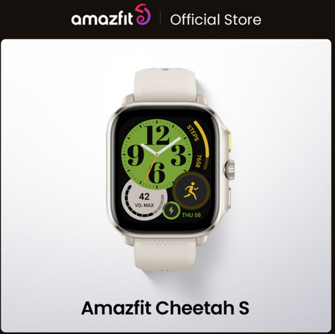 Amazfit Cheetah Square 44mm 듀얼밴드 GPS 헬스 스마트워치, [01] Cheetah, 01 CHINA
