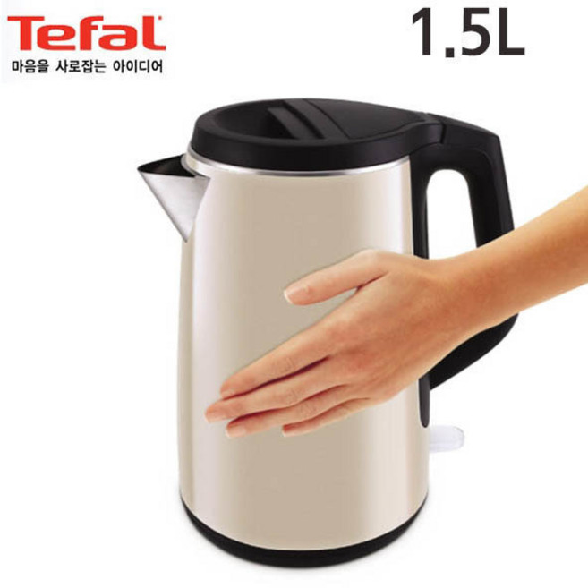 테팔 테팔 내부 안전 스텐레스 무선주전자/커피포트/티포트, 필수선택, KO6931KR(화이트)신모델, 1개, 화이트