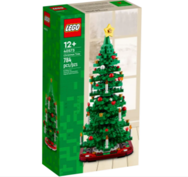 레고 장난감 연말연시 성탄절 크리스마스 트리, 1개, 혼합색상