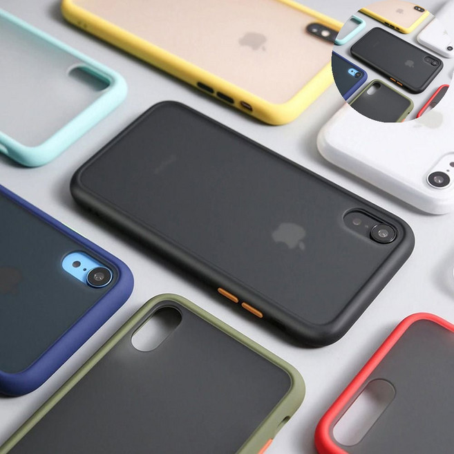 매트케이스 지문방지 매트 범퍼 슬림케이스 아이폰X XS 공용