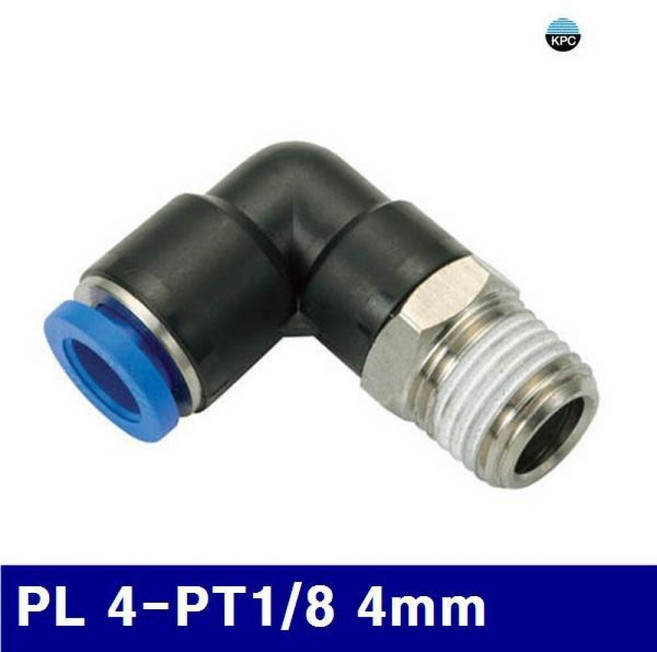 [미르몰] 코리아뉴매틱 6220800 원터치피팅(PL타입) PL 4-PT1/8 4mm (봉(10EA)), 1세트, 본품(배터리없음)