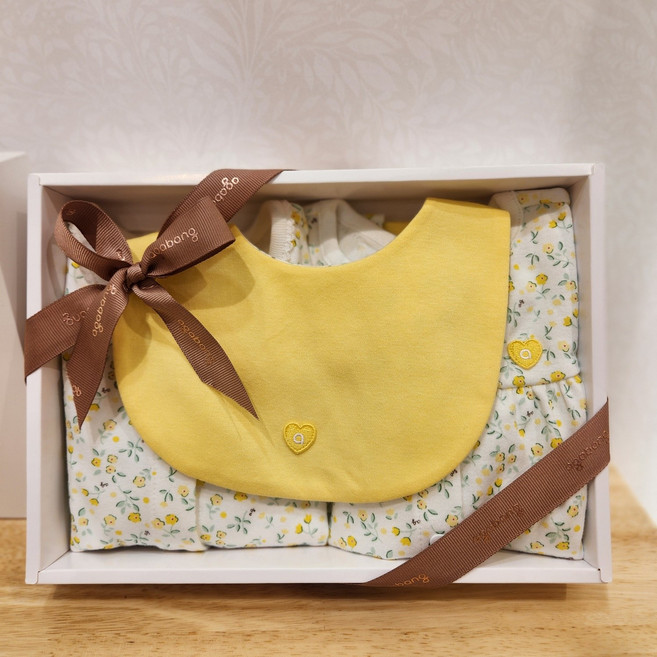 아가방 봄!!신생아 백일선물세트!! 헤더4종세트01T117654