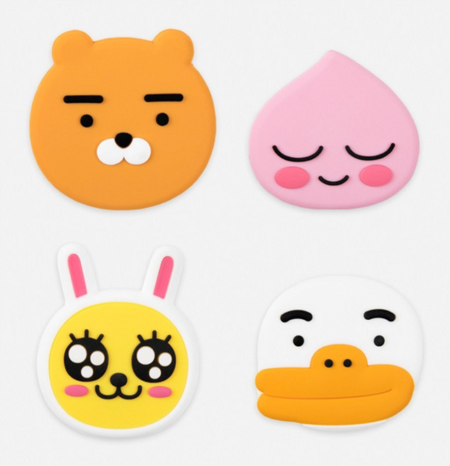 [카카오프렌즈]실리콘 집게, 어피치