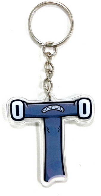 로앤제이 로블록스 알파벳 로어 Alphabet Lore 아크릴 키링, 1개, 20.T키링