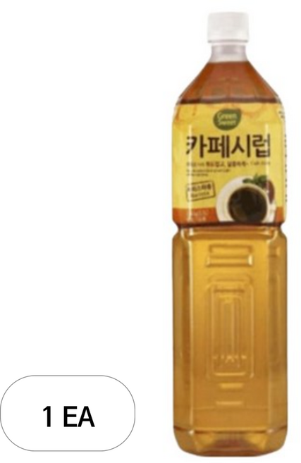 롯데웰푸드 카페 시럽, 1개, 1.5L