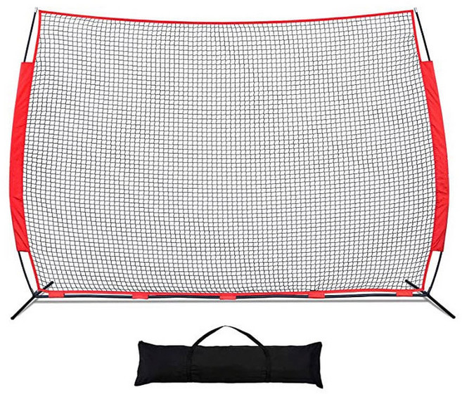 투수 연습네트 훈련 배팅 스타스포츠 2개 연습용 바구니 피칭연습망, 12x9피트 블록