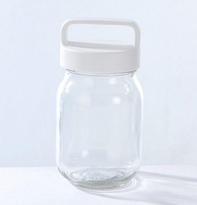 [모던하우스 충장점] 핸들 심플유리병500ml KC0519026, 1개