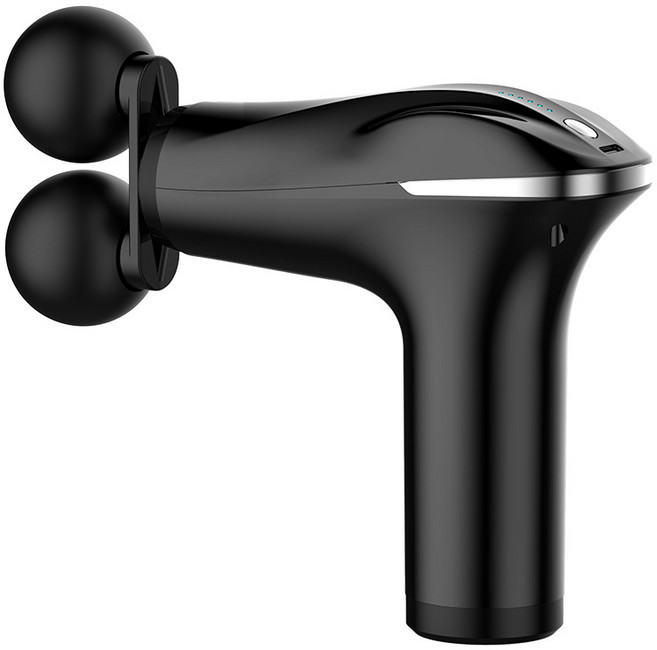 휴대용 듀얼 헤드 4종 무선 진동 셀프 마사지건, 휴대용 듀얼 헤드 4종 무선 전용 셀프 마사지건