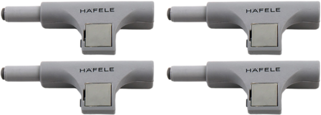 철부자 헤펠레스무버 경첩스무버 충격방지, 4개, 그레이