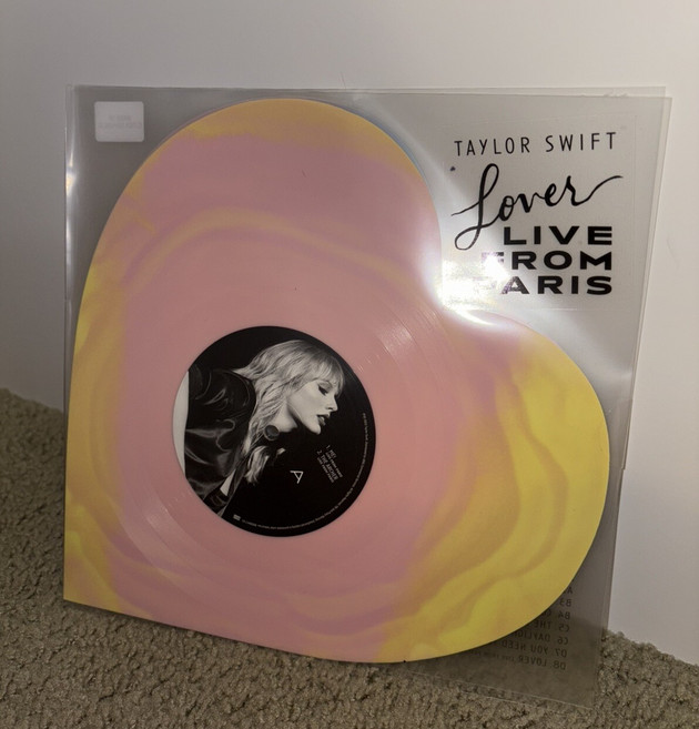 (수입 LP) Taylor Swift Lover Live From Paris Heart Shaped Vinyl (READY TO SHIP NEXT DAY), (수입 LP) Taylor Swift Lover Liv