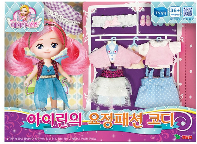 페어리 쥬쥬미니인형 아이린의 요정패션 코디미니, 1개