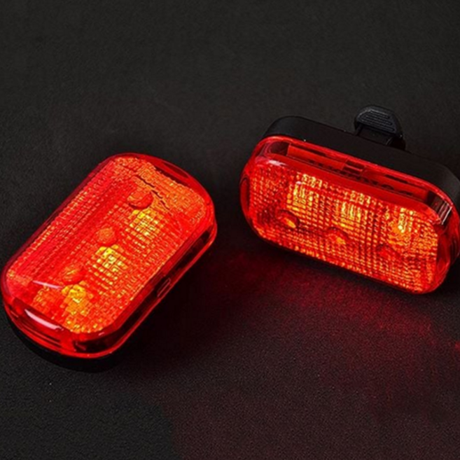 자전거 후미등 5구 야간 깜빡이 자전거 전조등 안전등, 1개, 상세페이지 참조