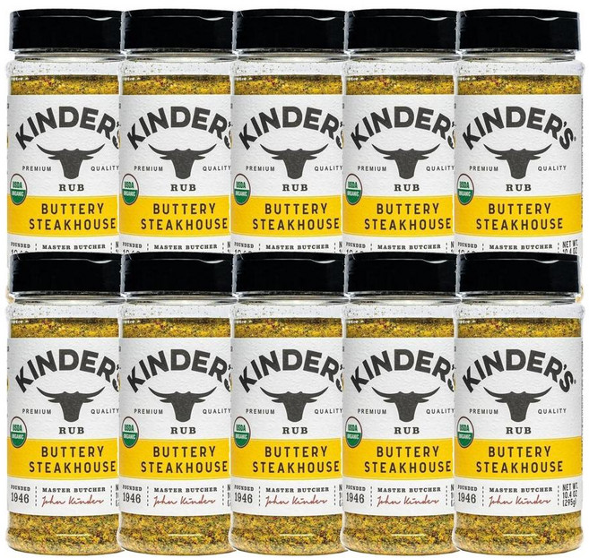 Kinder's 킨더스 버터리 스테이크하우스 시즈닝 295g, 10개