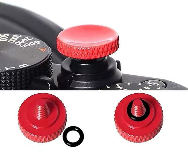 EP] 카메라 셔터 버튼 1p 호환 부속품 클래식, 클래식레드, 1개, 클래식레드