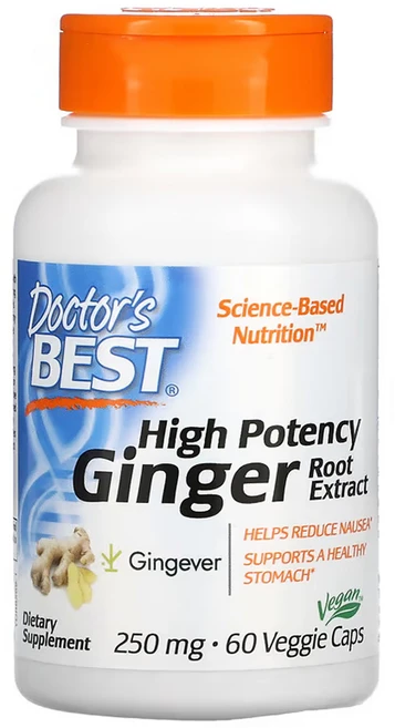 닥터스베스트 하이 포텐시 생강 뿌리 추출물 250mg 베지 캡슐, 60정, 1개 - 쿠팡