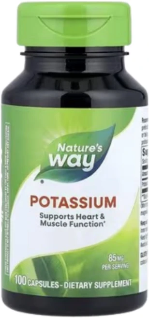 네이처스웨이 포타슘 칼륨 85mg 100캡슐 1개 Potassium, 100정 - 쿠팡