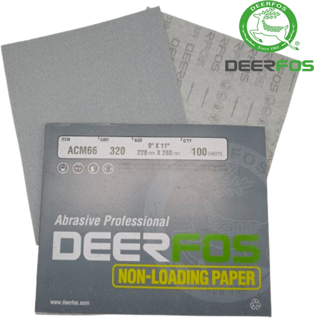 디어포스 백색 사포 건식 흰색 종이 ACM66 CCM66 DEERFOS 하얀 페이퍼 페파, 1개