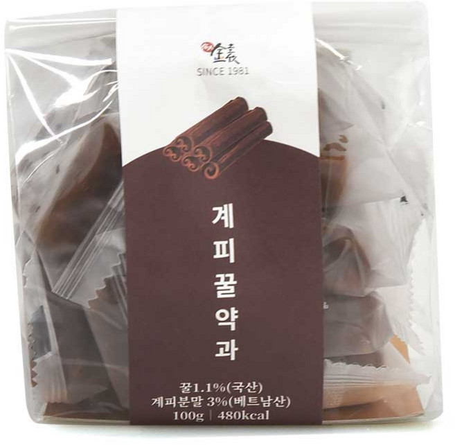 신궁전통한과 계피 꿀약과 100g, 1개