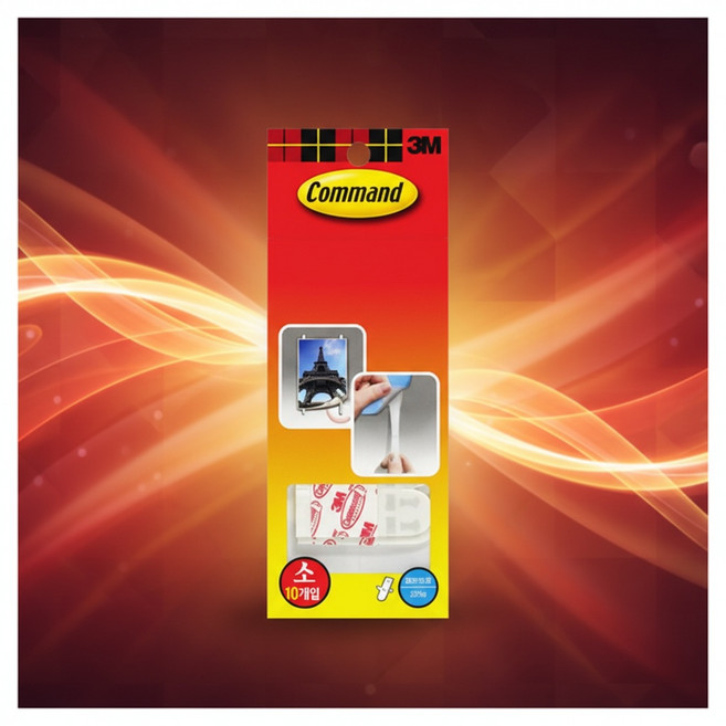 3M양면테이프 3M코맨드 벽걸이 부착 훅 대형 17503, 1개