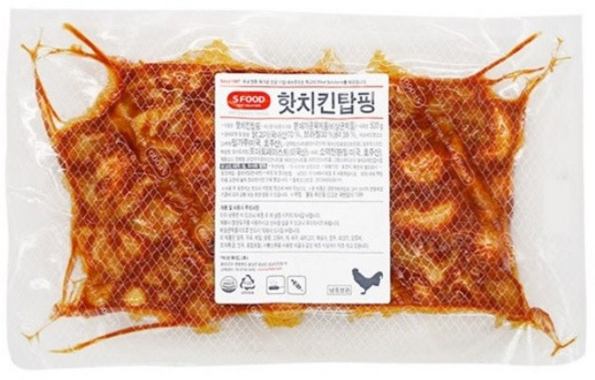 에쓰푸드 핫치킨토핑 500g, 1개