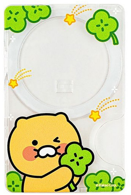 춘식이 맥세이프 카드 케이스 귀여운 카카오 탈부착 자석 카드홀더 교통카드지갑, 행운 춘식이, 1개