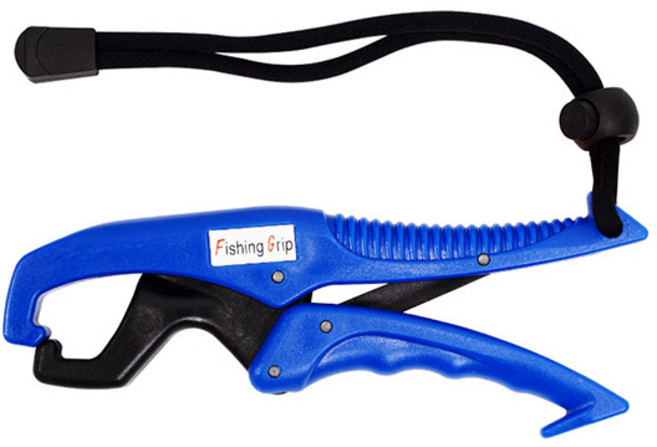 다기능 물고기 집게 립그립 그립퍼, 1개, 파란색