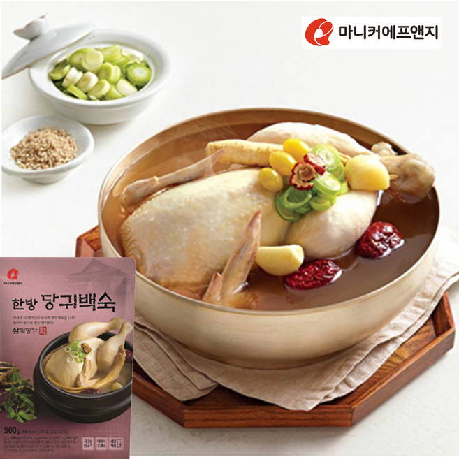 [정연푸드] 마니커에프앤지 한방 당귀백숙 (냉장), 1개, 900g