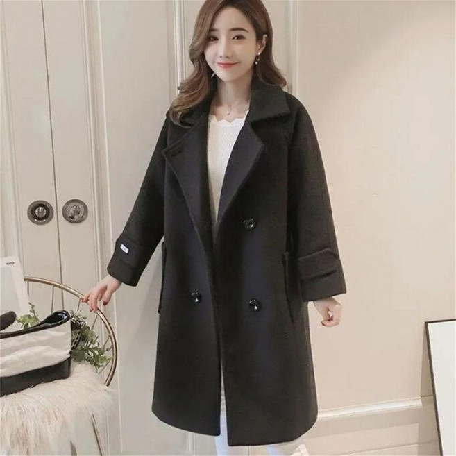 초봄 여성코트 모직코트 롱코트 여성자켓 아우터 WT24102299 59