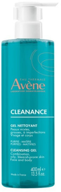AVENE 프랑스 정품 아벤느 클리낭스 퓨리파잉 클렌징젤 400ml, 1개