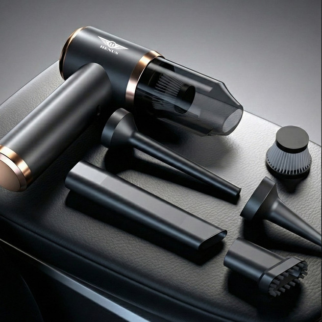 헬릭스케어 핸디 차량용 청소기 초강력 에어건 마끼다 호환 배터리, 블랙 배터리1개