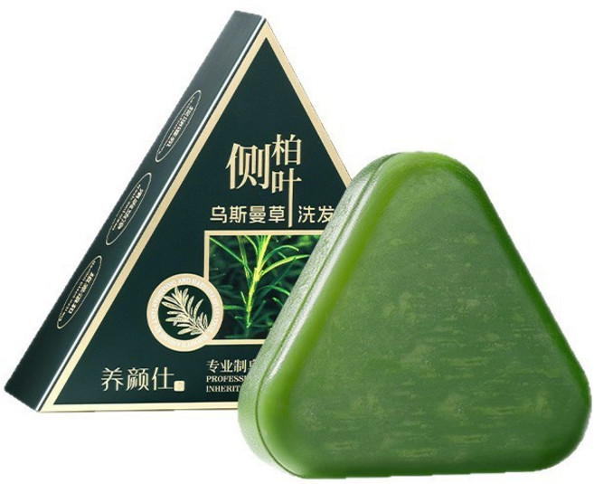 養顏仕 側柏葉烏斯曼草洗發皂 深層清潔 清爽控油, 1個, 120g/塊