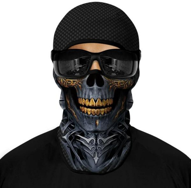 3D Balaclava 페이스 마스크 해골 헤드 커버 오토바이 타는 사람 방풍 UV 태양 먼지 보호 풀 페이스 캡 남성 여성 야외, [05] HT-127