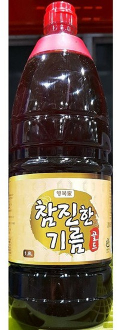 참향기름 행복가 참기름 참깨 1.8L 맛기름 챔기름 행복가 진한참기름 맛기름 참향기름