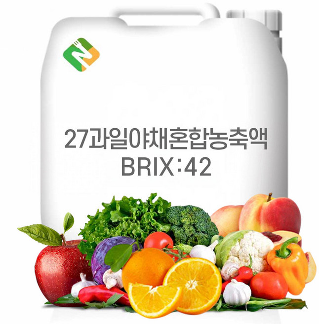 27종 과일야채혼합농축액 42Brix 20kg, 1개
