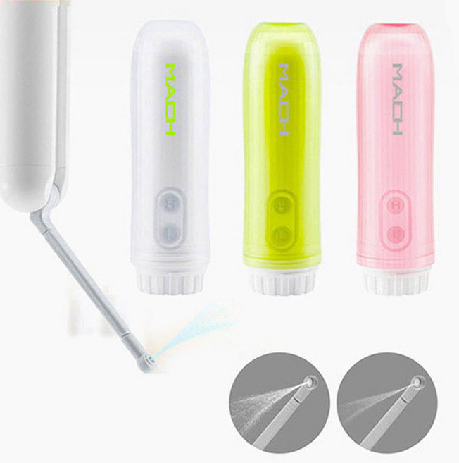 마하휴대용비데 핸드 티슈 아기 기계식 수동 캠핑용품, 마하 휴대용 비데-화이트