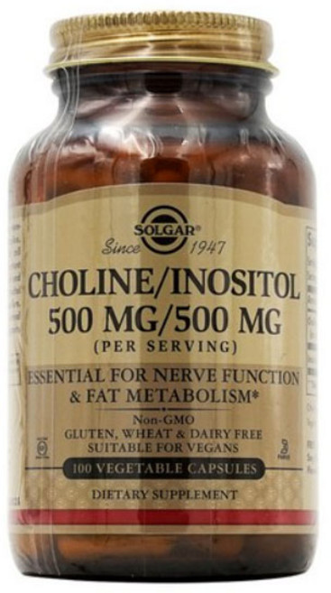 솔가 콜린 이노시톨 500mg 베지터블 캡슐, 100정, 1개