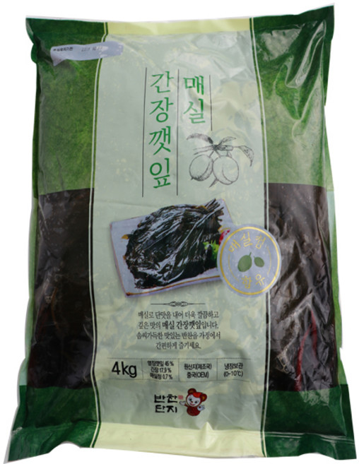 반찬단지 매실 간장깻잎 4kg, 1개