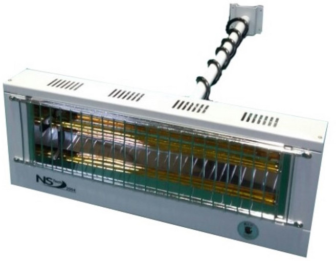 엔에스케이 골프장 벽걸이히터 NIR 근적외선히터 SUNART 난방, NS-2004 히터와 봉 (봉길이500mm전선2m)포함