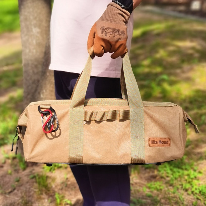 이산지 단조팩가방 캠핑 텐트 타프 팩 공구 수납 가방, 베이직, 1개