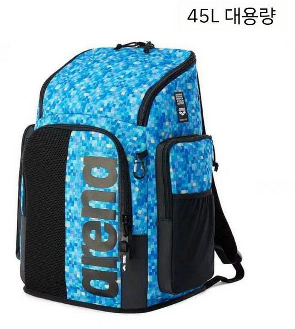 아레나 백팩 45L 수영 가방 스포츠 야외 특수 훈련 대용량 여행 배낭, BULBK 블루(45 L)