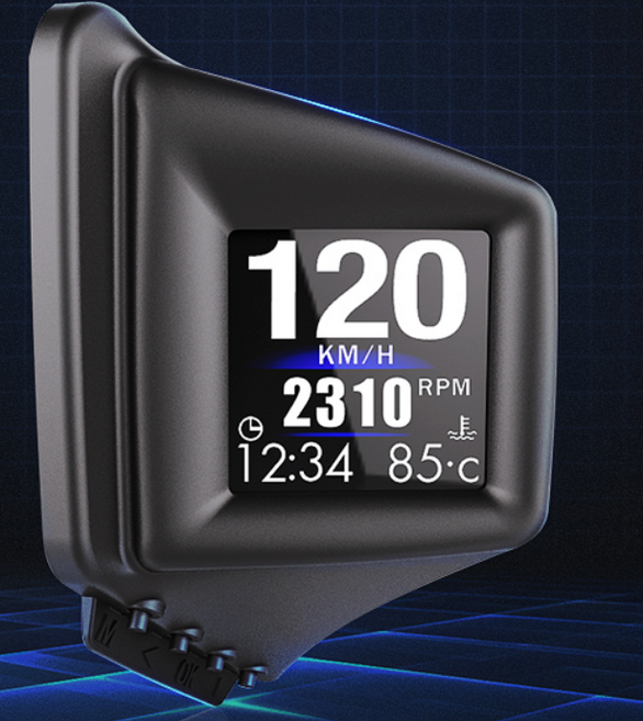 A401 OBD+GPS 雙模雙系統汽車抬頭顯示器, 1個, A401 obd+GPS液晶儀表
