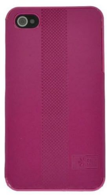 Case Logic 케이스로직 아이폰 4용 바이텍 가죽 스트라이프 케이스 - 소매용 포장 핑크, 1개