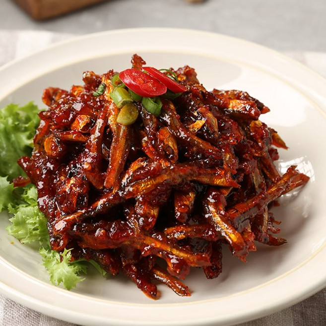 [수미푸드몰] 국산멸치 고추장멸치조림 4kg 대용량 업소용 반찬, 1개