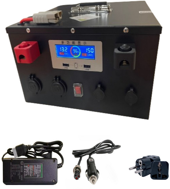 인산철 배터리 파워뱅크 대용량 고출력 12V 24V 150AH 200AH 250AH 300AH 400AH 캠핑 낚시 차박 화물차, 12v250ah, 1개, 1개