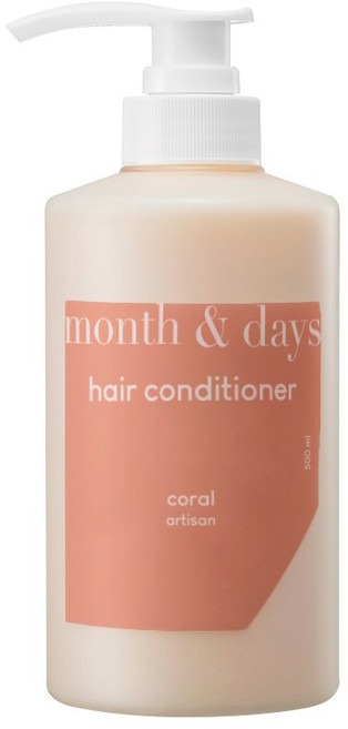 먼스앤데이즈 헤어 린스 퍼퓸 컨디셔너 우디 시트러스향, 1개, 500ml