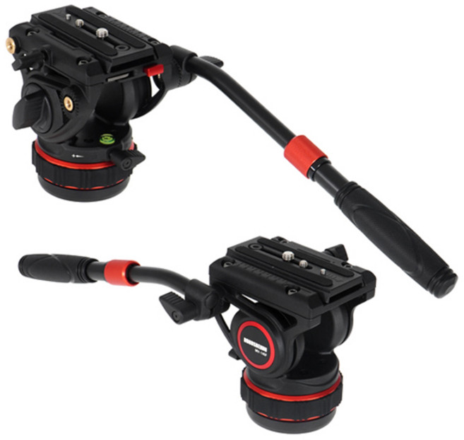 호루스벤누 MV-140F 퀵릴리즈 더블 유압식 비디오헤드, 1개