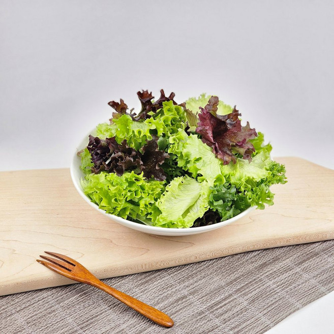[무농약 인증] 친환경 충남 부여 신선한 유러피안 샐러드 모듬채소, 1박스, 2kg / 4종 랜덤
