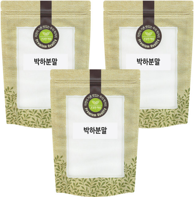 박하 분말 가루 박하잎 박하차 박하잎차가루 300g x 3팩(총900g) 국산 국내산, 3개